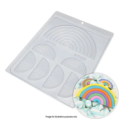 RAINBOW MOULD | 1 PIECE CHOCOLATE MOULD PLASTIC