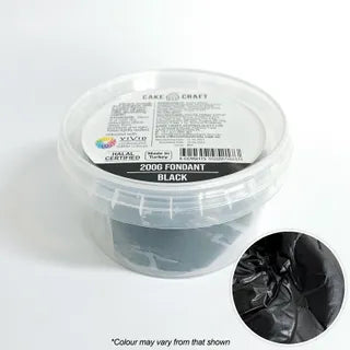 CAKE CRAFT | FONDANT | BLACK | 200G FONDANT
