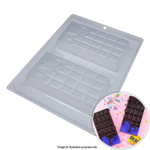 MELTED CHOCOLATE BAR MOULD | 3 PIECE BWB