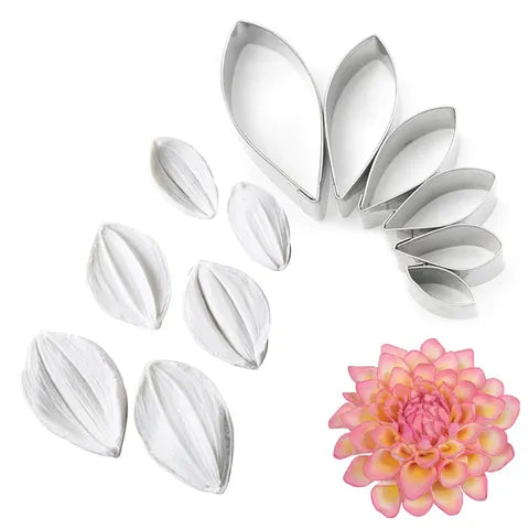DAHLIA CUTTER SET PETAL CUTTER VEINER