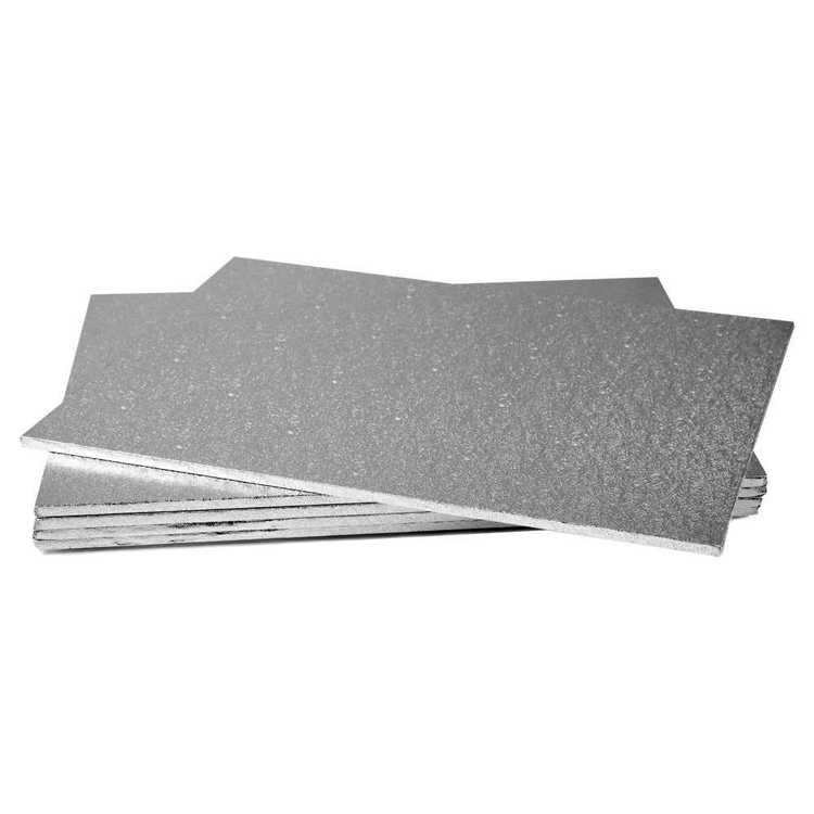 Rectangle Cake Board 14"x18" Silver