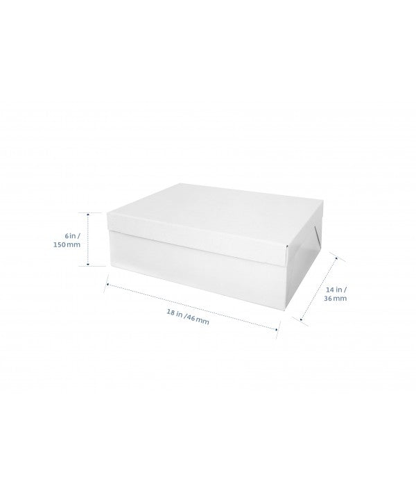 18" X 14" SLAB CAKE BOX - 6" HIGH