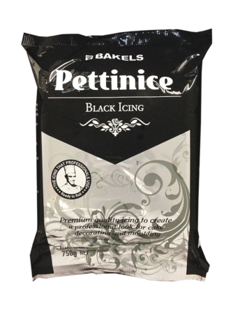 750g RTR Fondant Icing Black Fondant