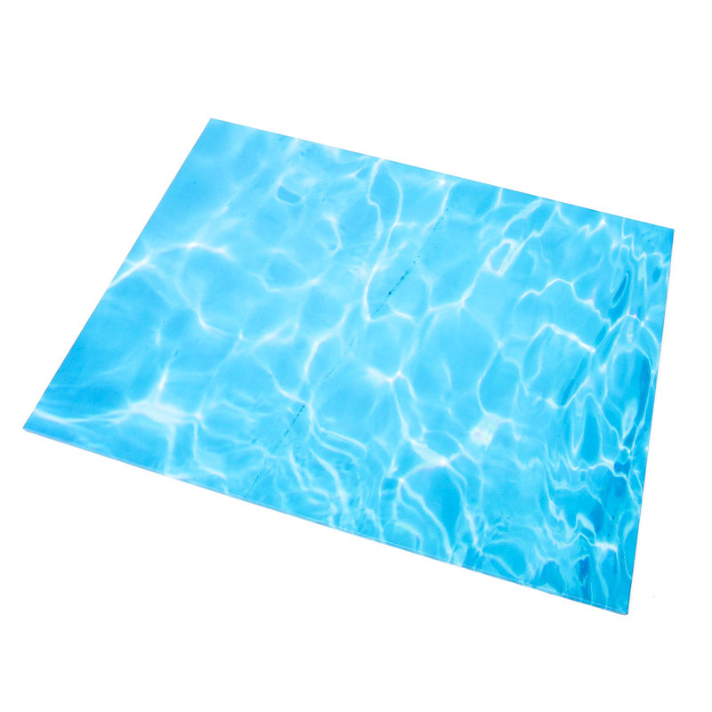 FOOD PRESENTATION RECTANGLE BOARD (WATER) 14x18