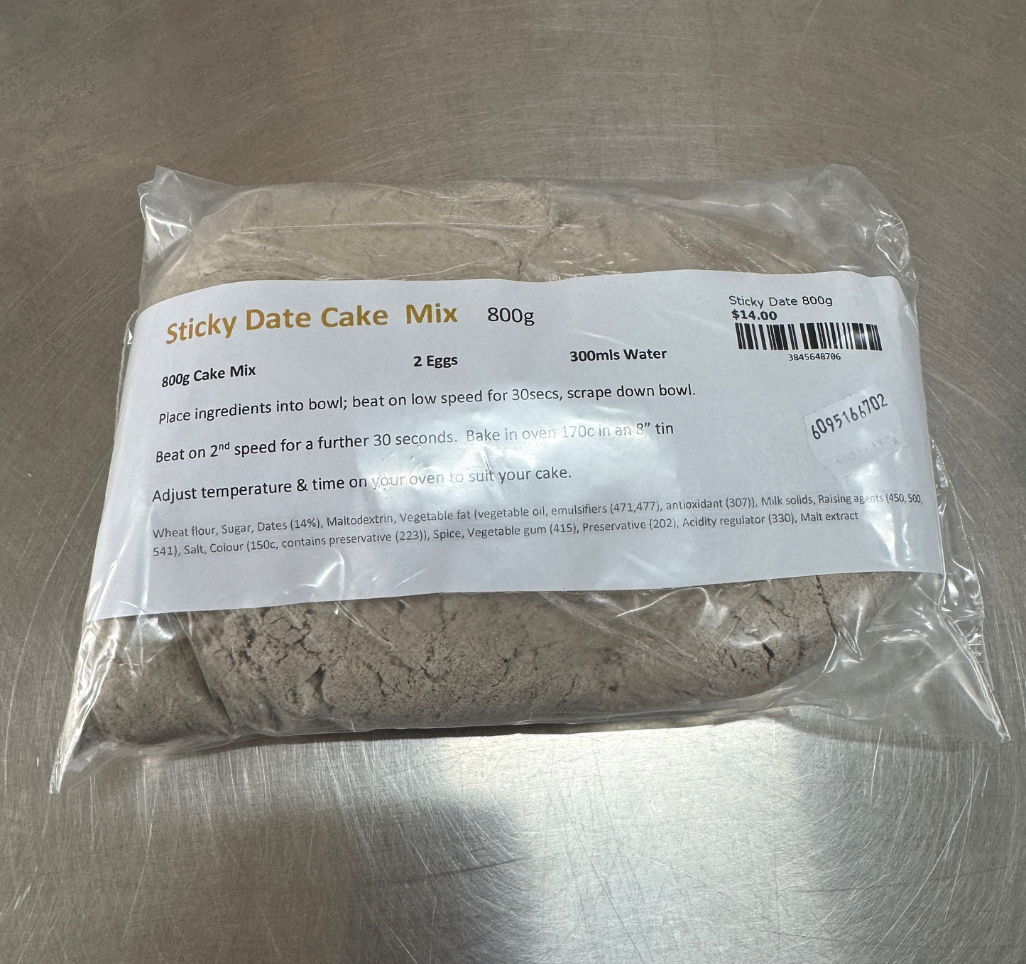 Sticky Date Cake Mix 800g