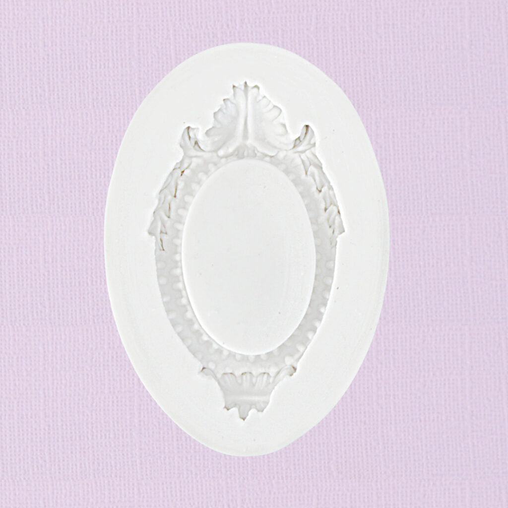 Silicone Fondant Mould Vintage Frame (Antique)