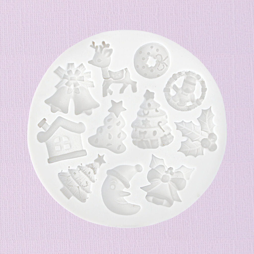 Silicone Fondant Mould Christmas 1