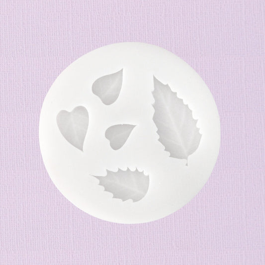 Silicone Fondant Mould Mini Leaves
