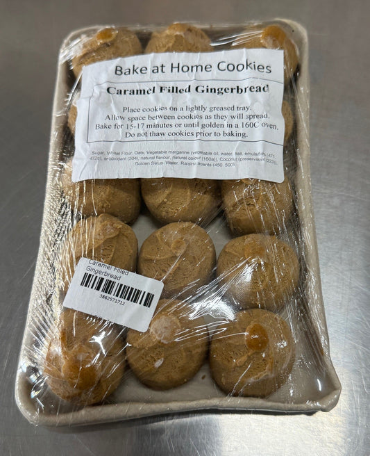 Caramel Filled Gingerbread - Frozen Cookies