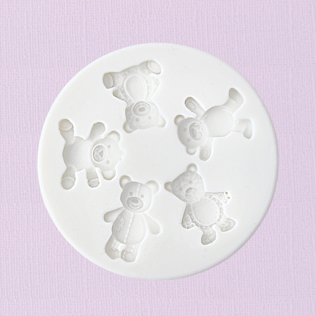 Silicone Fondant Mould Teddy Bears