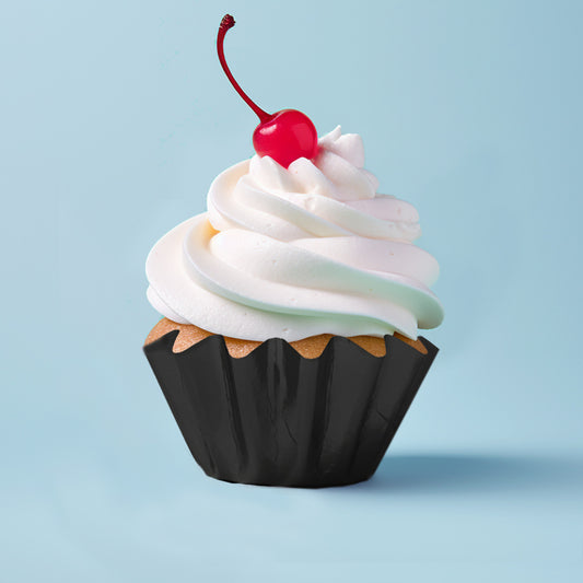BLACK Bloom Baking Cups (24 pack)