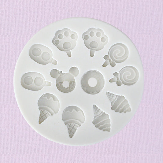 Silicone Fondant Mould Dessert Ass 1