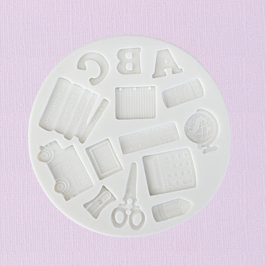 Silicone Fondant Mould School Assorted