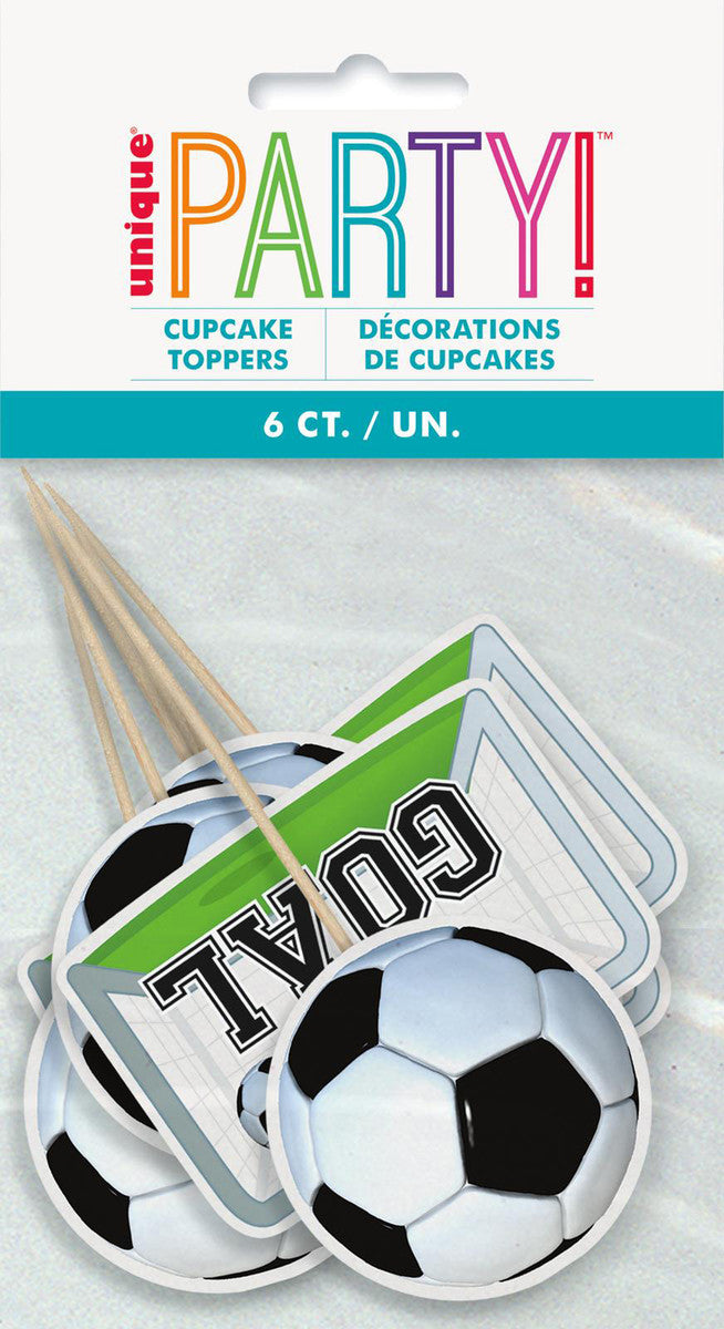 SOCCER 6 CUPCAKE OTHER TOPPER