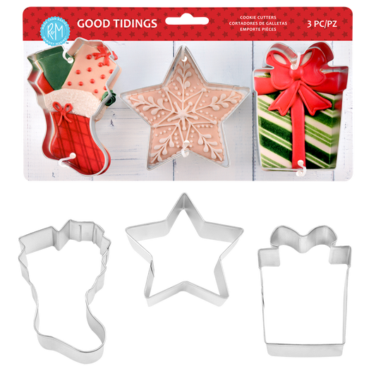 R&M GOOD TIDINGS COOKIE CUTTER SET