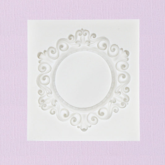 Silicone Fondant Mould Vintage Frame (Hexagon)