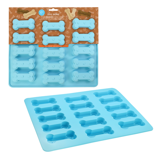R&M SILICONE 15 CUP DOG BONE MOULD chocolate silicone mould
