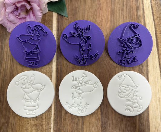 7cm set of 3 christmas set