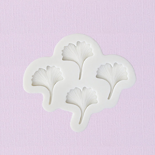 Silicone Fondant Mould Ginkgo Leaf