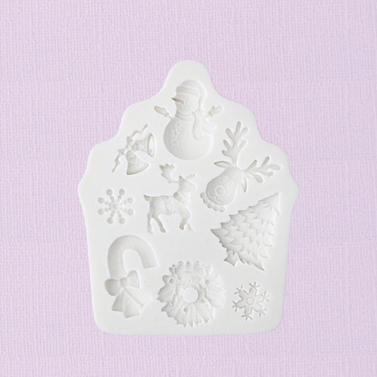 Silicone Fondant Mould Christmas 2
