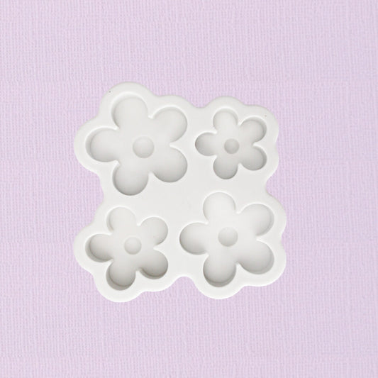 Silicone Fondant Mould Daisy Flowers Sim