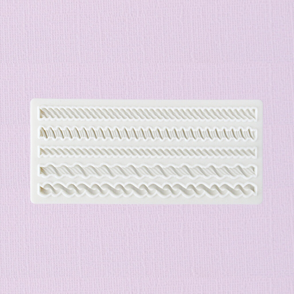 Silicone Fondant Mould Mini Rope