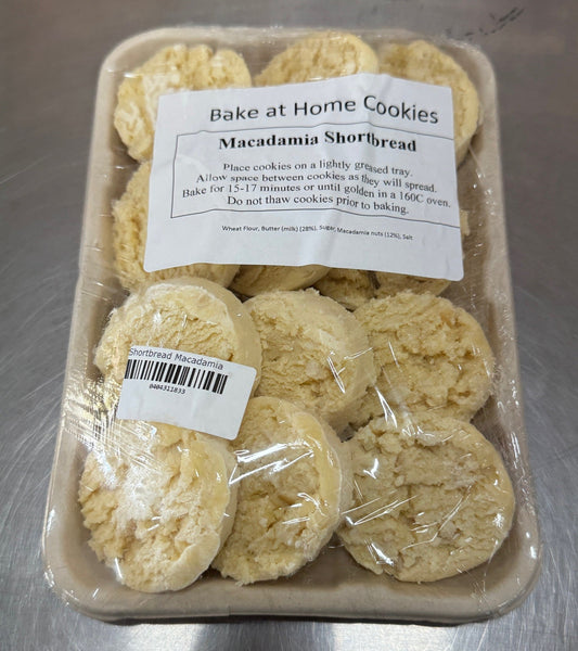 Shortbread Macadamia - Frozen Cookies