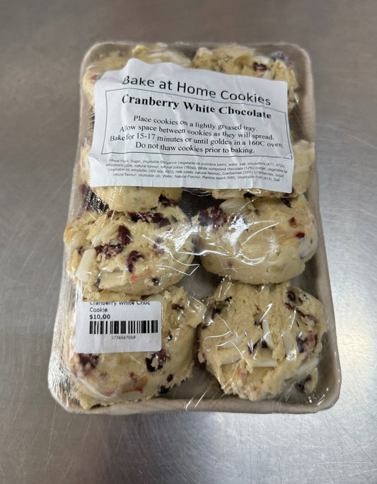 Cranberry White Choc Cookie - Frozen Cookies