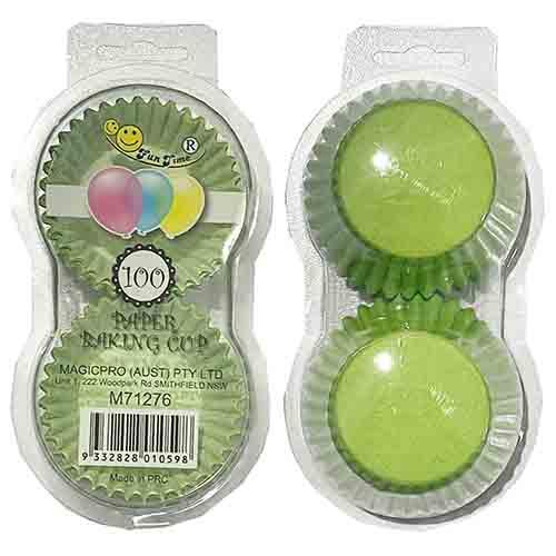 Apple Green Baking Cup PK100