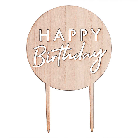 Mix It Up Cake Topper Happy Birthday MDF OTHER TOPPER