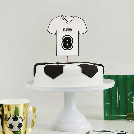 Its a Goal Football Shirt Customisable Cake Topper soccer other topper