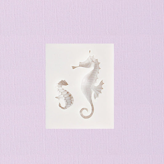 Silicone Fondant Mould Seahorse 2pc