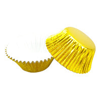 Antique Gold Large Foil Cupcake Cases #550 size - 25 pieces