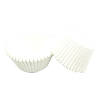White Large Grease-Proof Cupcake Cases - #550 Size 50 pieces