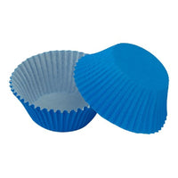 Blue Large Grease-Proof Cupcake Cases - #550 size 50 pieces