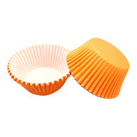 Orange Large Grease-Proof Cupcake Cases #550 size 50 pieces