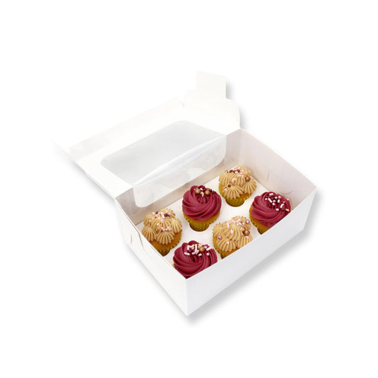 MINI CUPCAKE BOX - 6 CUP