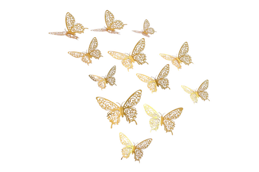 Gold Butterfly Other Topper