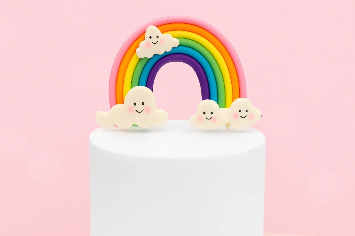 Rainbow Cloud Topper Iconic Cake Art other topper