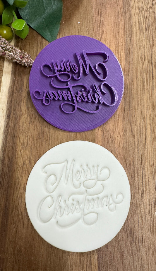 7cm merry christmas 2