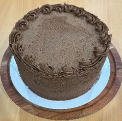 Frozen Chocolate Decorated Cake 8" BLANK CANVAS CAKE