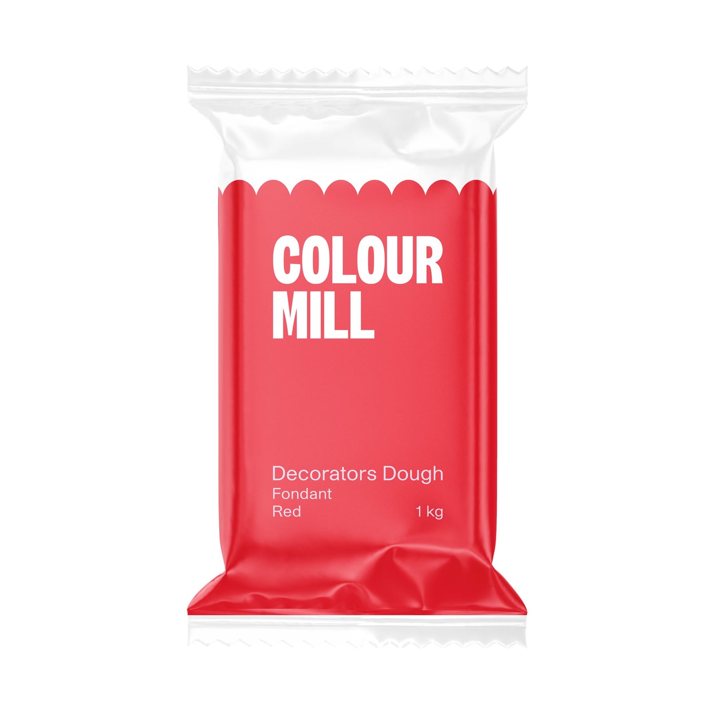 COLOUR MILL DECORATORS DOUGH RED 1KG FONDANT