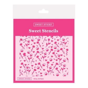 Petal Pattern Sweet Sticks Stencil