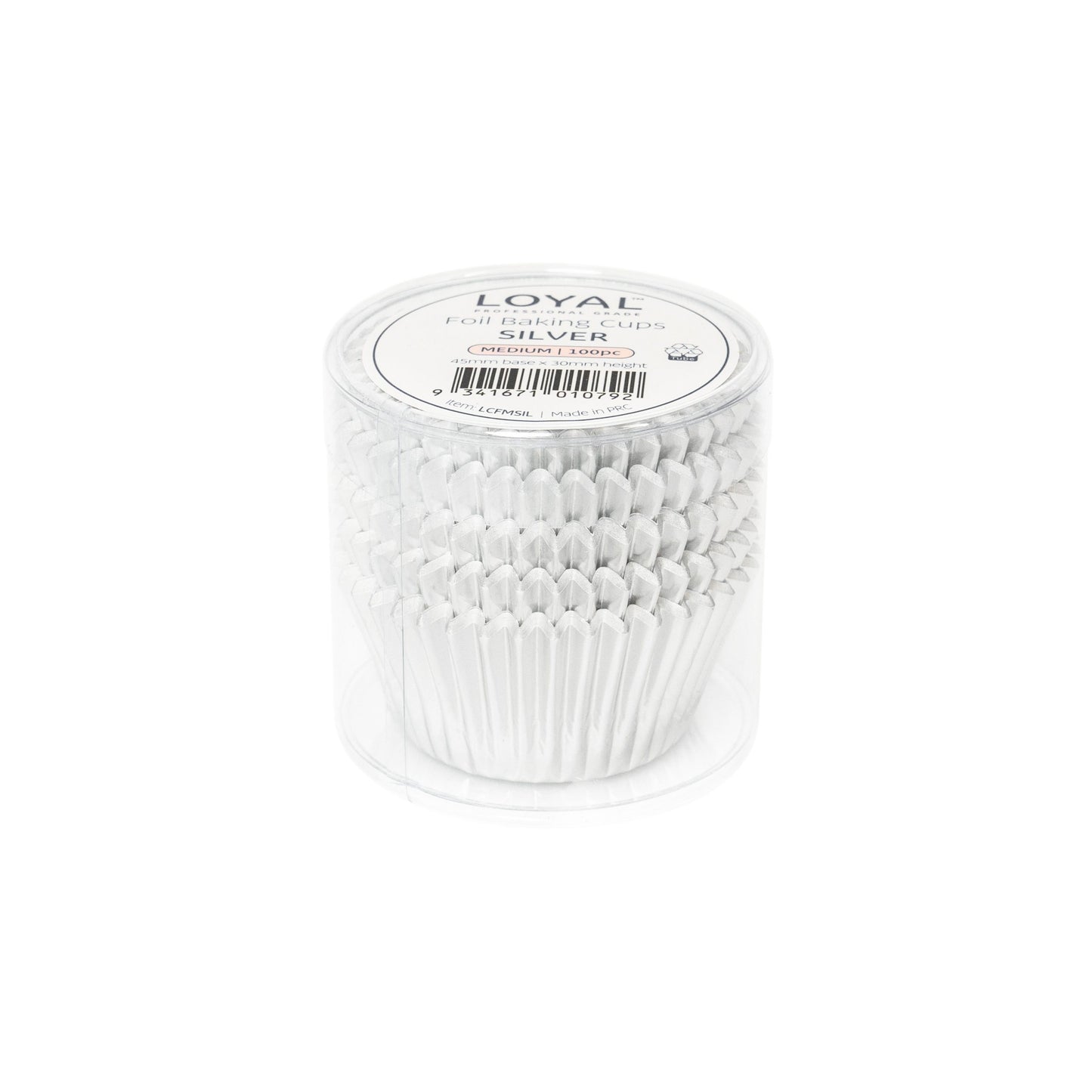 FOIL BAKING CUPS SILVER (100PC) size 408
