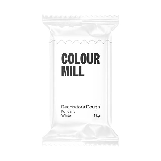 COLOUR MILL DECORATORS DOUGH WHITE 1KG FONDANT