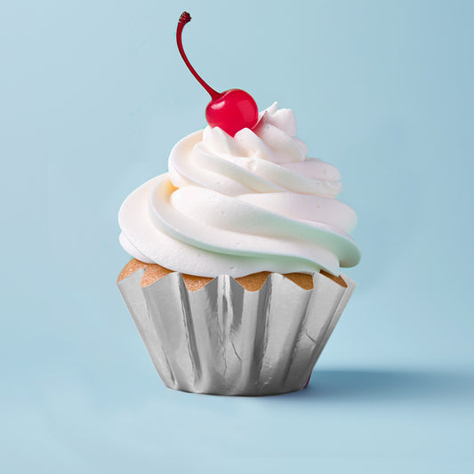 SILVER Bloom Baking Cups (24 pack)