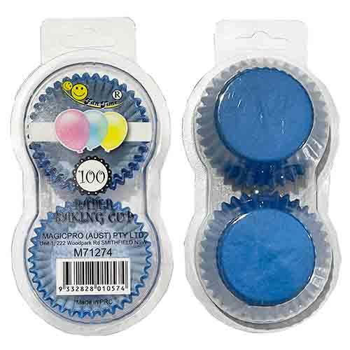 Royal Blue Baking Cup PK100