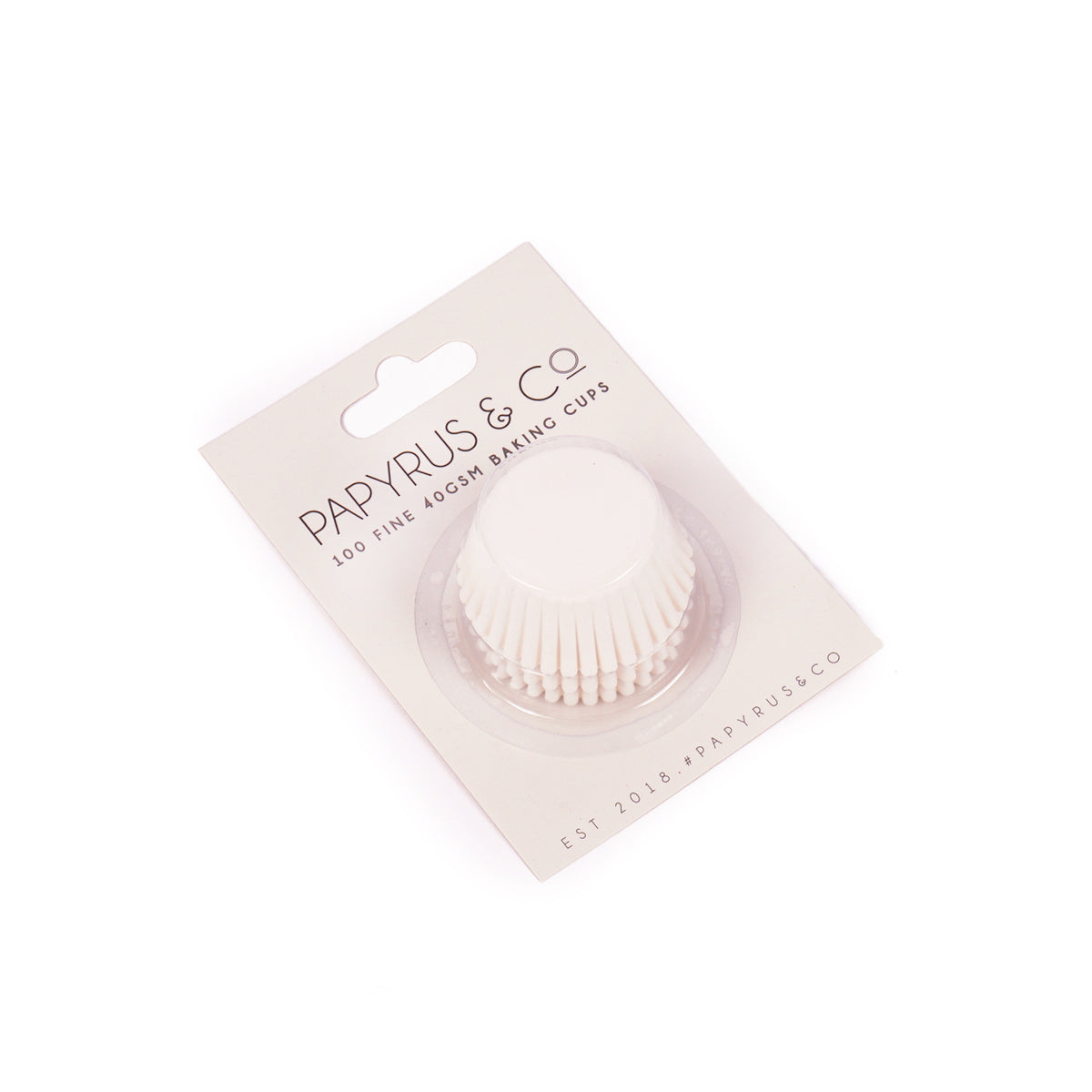 Mini WHITE Greaseproof Paper Baking Cups (50 pack)