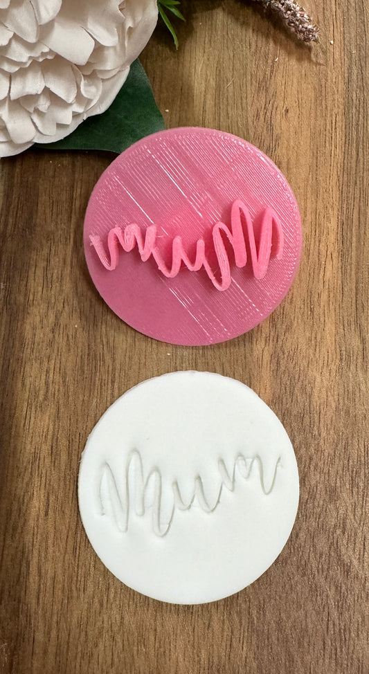 5cm mum 2  mothers day embosser