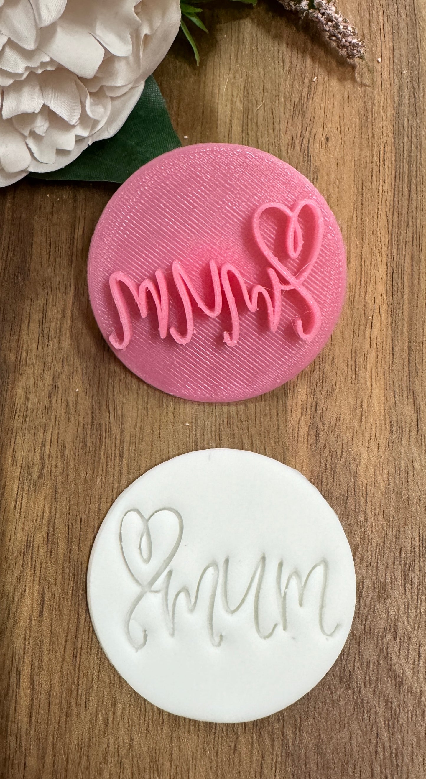 5cm mum 3  mothers day embosser